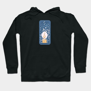 Colored Candle Flame Jar Hoodie